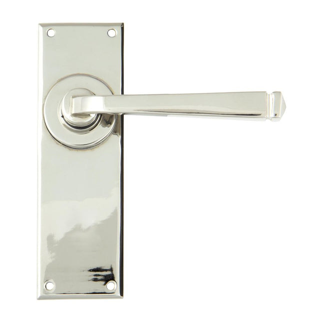 From The Anvil - Polished Nickel Avon Lever Latch Set | Sku. 90364 | Trade Door Handles.