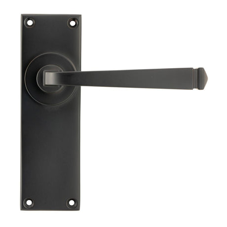 From The Anvil - Aged Bronze Avon Lever Latch Set | Sku. 90365 | Trade Door Handles.