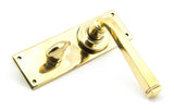 From The Anvil - Aged Brass Avon Lever Bathroom Set | Sku. 90366 | Trade Door Handles.
