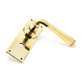 From The Anvil - Aged Brass Avon Lever Bathroom Set | Sku. 90366 | Trade Door Handles.