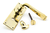 From The Anvil - Aged Brass Avon Lever Bathroom Set | Sku. 90366 | Trade Door Handles.