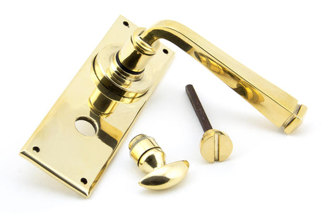 From The Anvil - Aged Brass Avon Lever Bathroom Set | Sku. 90366 | Trade Door Handles.