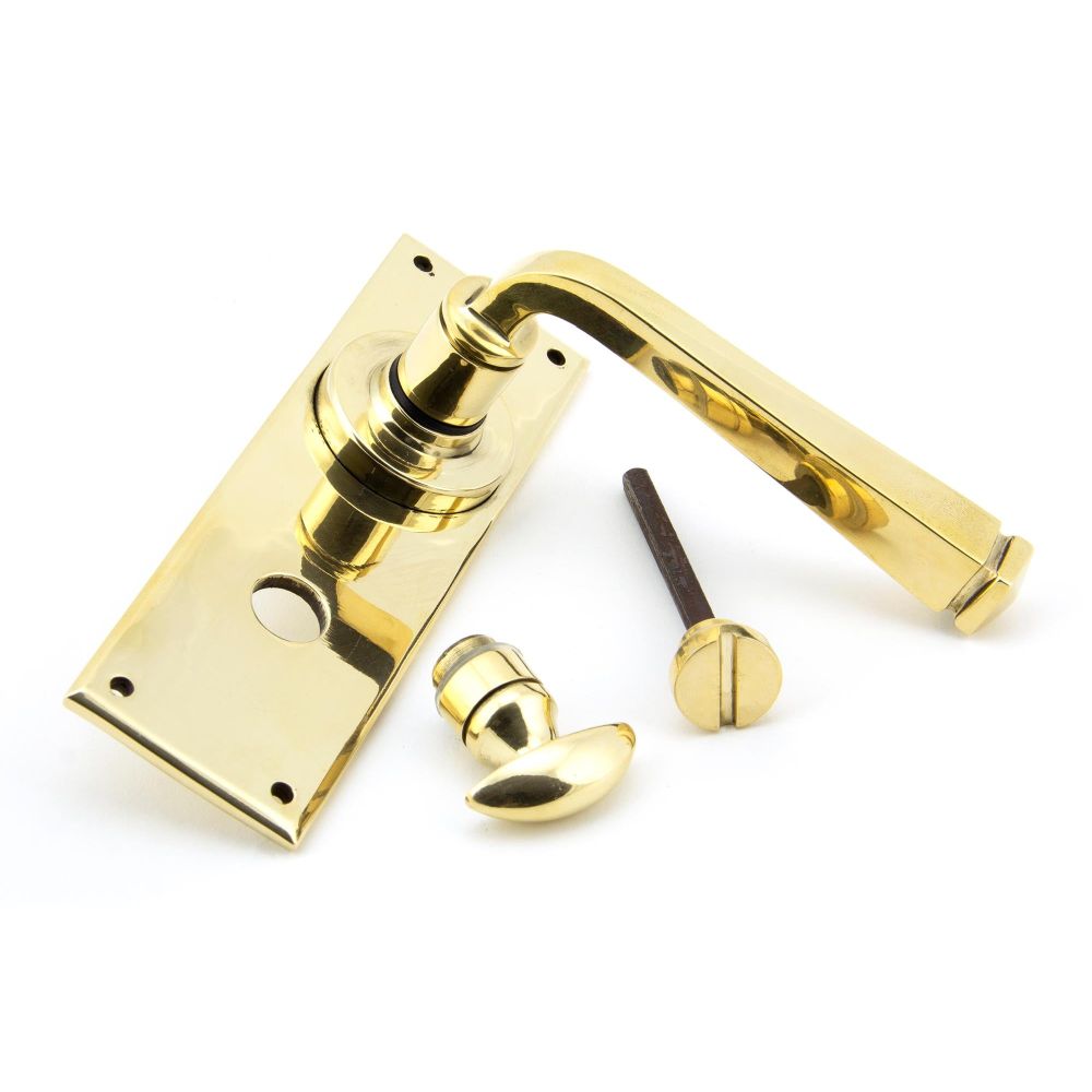 From The Anvil - Aged Brass Avon Lever Bathroom Set | Sku. 90366 | Trade Door Handles.