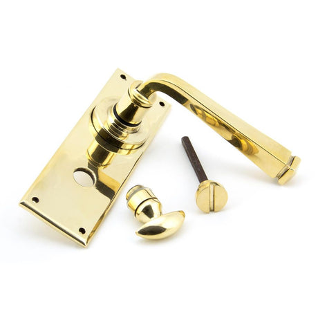 From The Anvil - Aged Brass Avon Lever Bathroom Set | Sku. 90366 | Trade Door Handles.