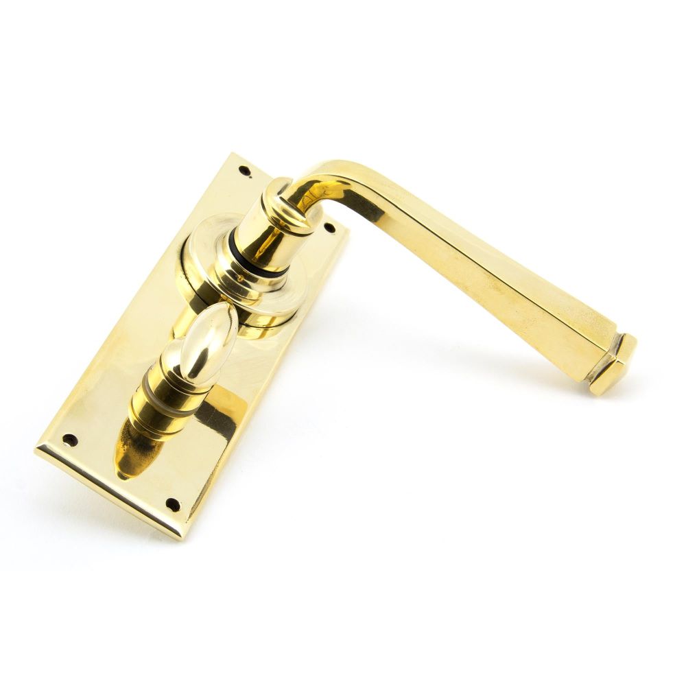 From The Anvil - Aged Brass Avon Lever Bathroom Set | Sku. 90366 | Trade Door Handles.