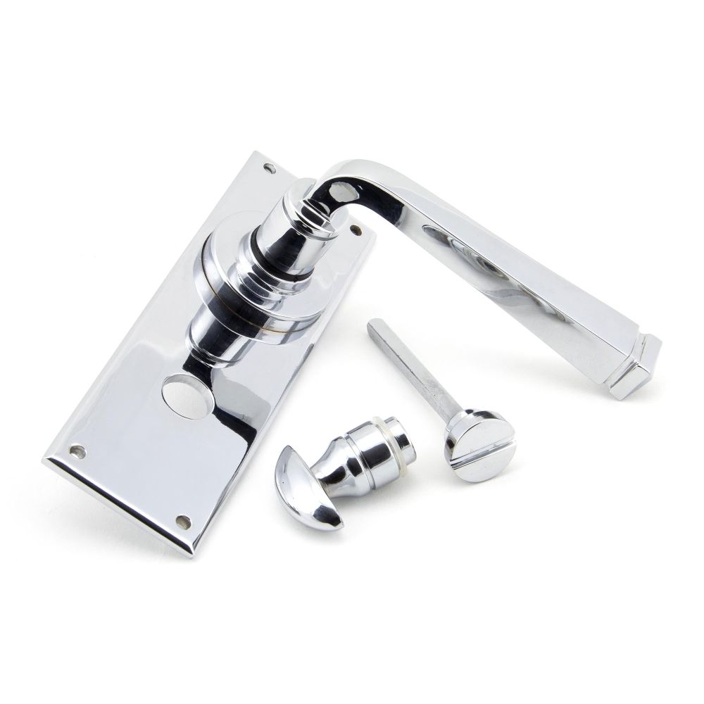 From The Anvil - Polished Chrome Avon Lever Bathroom Set | Sku. 90367 | Trade Door Handles.