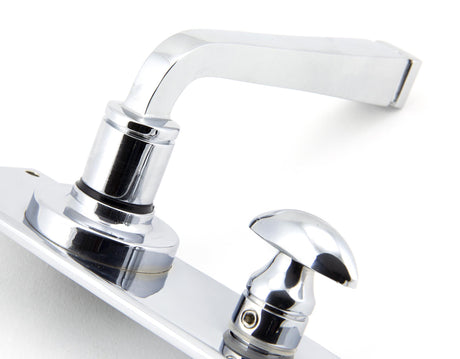 From The Anvil - Polished Chrome Avon Lever Bathroom Set | Sku. 90367 | Trade Door Handles.