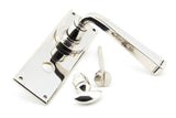 From The Anvil - Polished Nickel Avon Lever Bathroom Set | Sku. 90368 | Trade Door Handles.