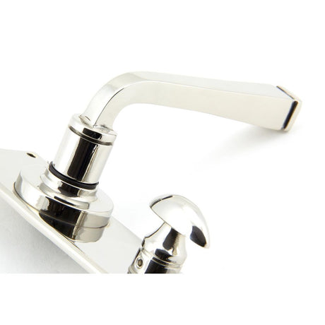 From The Anvil - Polished Nickel Avon Lever Bathroom Set | Sku. 90368 | Trade Door Handles.