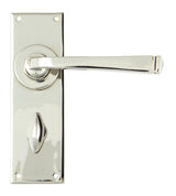 From The Anvil - Polished Nickel Avon Lever Bathroom Set | Sku. 90368 | Trade Door Handles.