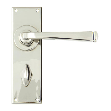 From The Anvil - Polished Nickel Avon Lever Bathroom Set | Sku. 90368 | Trade Door Handles.