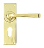 From The Anvil - Aged Brass Avon Lever Euro Lock Set | Sku. 90370 | Trade Door Handles.