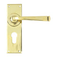 From The Anvil - Aged Brass Avon Lever Euro Lock Set | Sku. 90370 | Trade Door Handles.