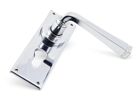 From The Anvil - Polished Chrome Avon Lever Euro Lock Set | Sku. 90371 | Trade Door Handles.