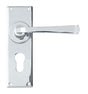 From The Anvil - Polished Chrome Avon Lever Euro Lock Set | Sku. 90371 | Trade Door Handles.