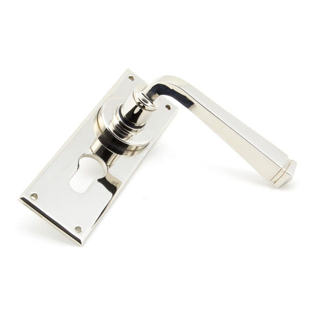 From The Anvil - Polished Nickel Avon Lever Euro Lock Set | Sku. 90372 | Trade Door Handles.