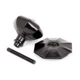 From The Anvil - Black Octagonal Centre Door Knob - Internal | Sku. 90382 | Trade Door Handles.