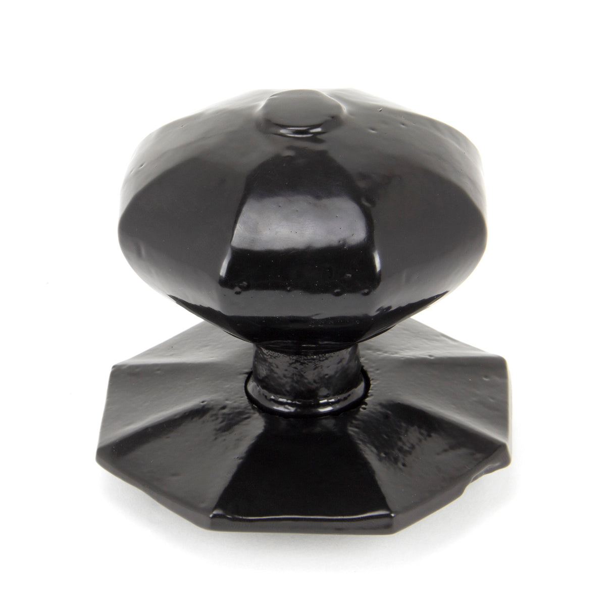 From The Anvil - Black Octagonal Centre Door Knob - Internal | Sku. 90382 | Trade Door Handles.
