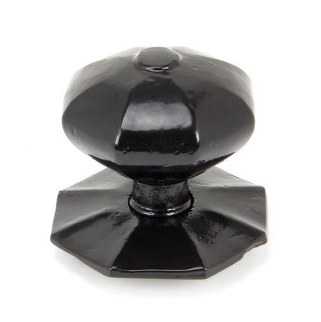 From The Anvil - Black Octagonal Centre Door Knob - Internal | Sku. 90382 | Trade Door Handles.