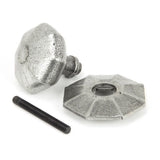 From The Anvil - Pewter Octagonal Centre Door Knob - Internal | Sku. 90383 | Trade Door Handles.