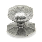 From The Anvil - Pewter Octagonal Centre Door Knob - Internal | Sku. 90383 | Trade Door Handles.