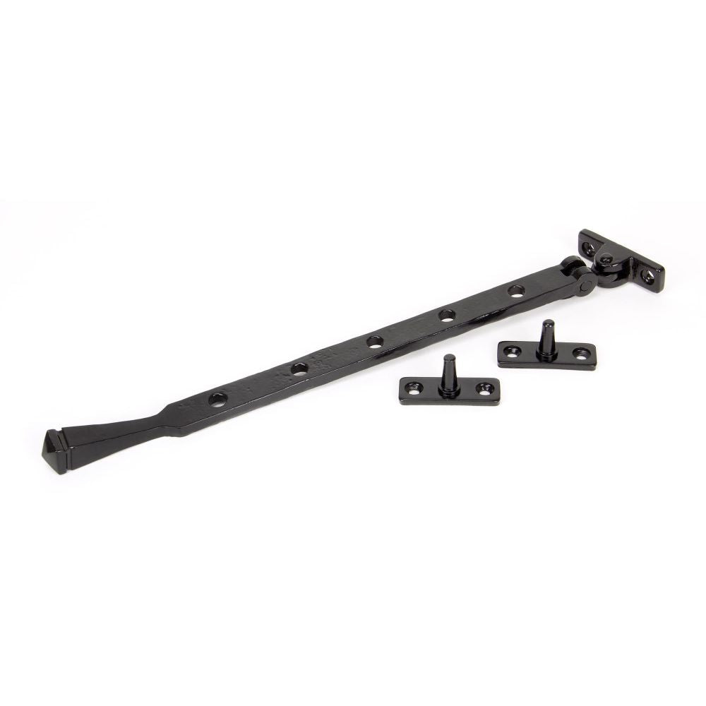 From The Anvil - Black 12" Avon Stay | Sku. 90405 | Trade Door Handles.