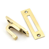 From The Anvil - Aged Brass Locking Avon Fastener | Sku. 90407 | Trade Door Handles.