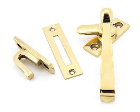 From The Anvil - Aged Brass Locking Avon Fastener | Sku. 90407 | Trade Door Handles.