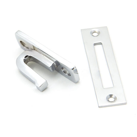 From The Anvil - Polished Chrome Locking Avon Fastener | Sku. 90408 | Trade Door Handles.