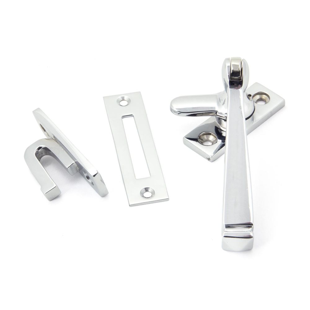 From The Anvil - Polished Chrome Locking Avon Fastener | Sku. 90408 | Trade Door Handles.