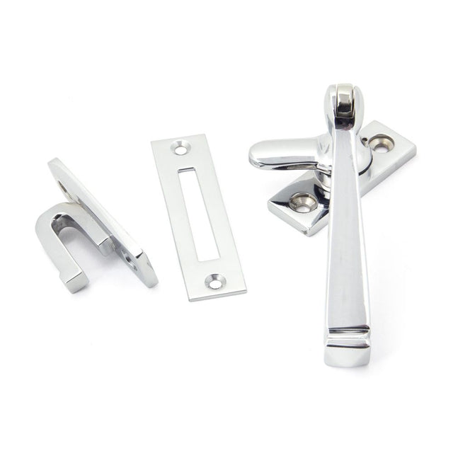 From The Anvil - Polished Chrome Locking Avon Fastener | Sku. 90408 | Trade Door Handles.