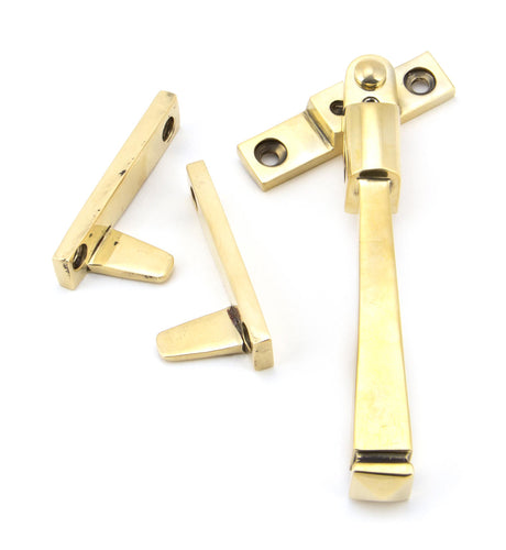 From The Anvil - Aged Brass Night-Vent Locking Avon Fastener | Sku. 90411 | Trade Door Handles.