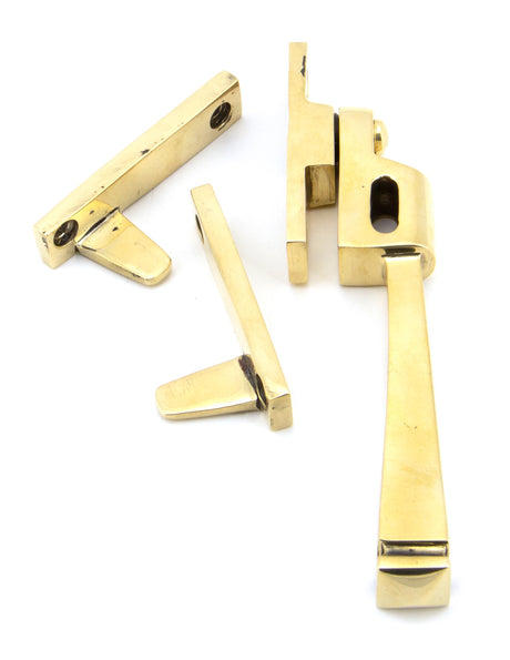 From The Anvil - Aged Brass Night-Vent Locking Avon Fastener | Sku. 90411 | Trade Door Handles.