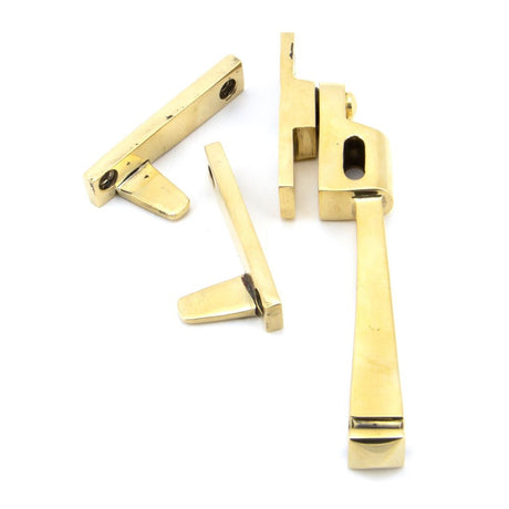 From The Anvil - Aged Brass Night-Vent Locking Avon Fastener | Sku. 90411 | Trade Door Handles.