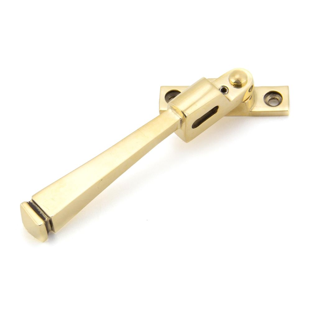 From The Anvil - Aged Brass Night-Vent Locking Avon Fastener | Sku. 90411 | Trade Door Handles.