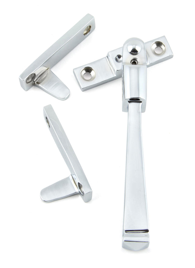 From The Anvil - Polished Chrome Night-Vent Locking Avon Fastener | Sku. 90412 | Trade Door Handles.