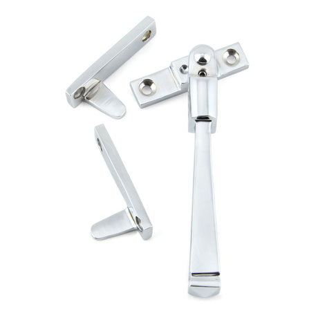 From The Anvil - Polished Chrome Night-Vent Locking Avon Fastener | Sku. 90412 | Trade Door Handles.