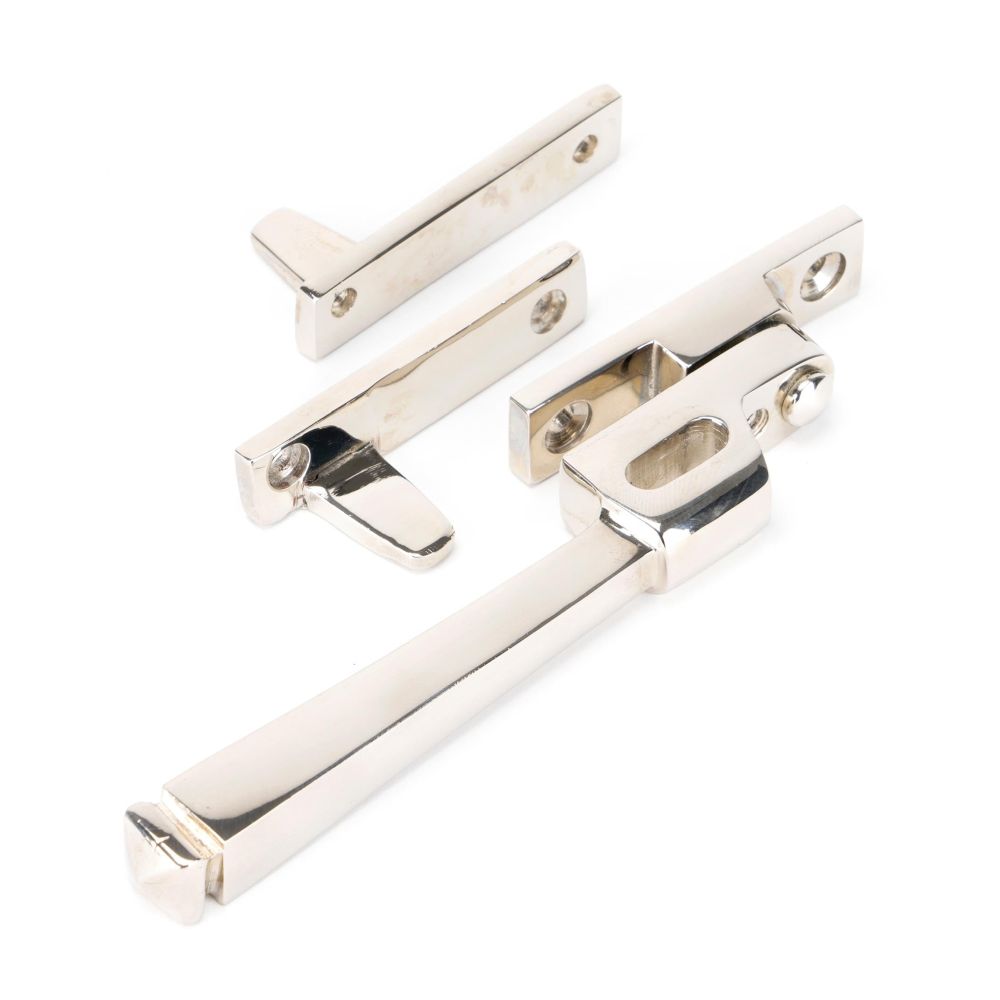 From The Anvil - Polished Nickel Night-Vent Locking Avon Fastener | Sku. 90413 | Trade Door Handles.