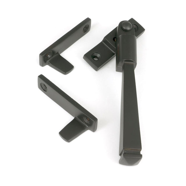 From The Anvil - Aged Bronze Night-Vent Locking Avon Fastener | Sku. 90414 | Trade Door Handles.