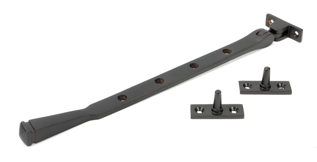 From The Anvil - Aged Bronze 10" Avon Stay | Sku. 90430 | Trade Door Handles.