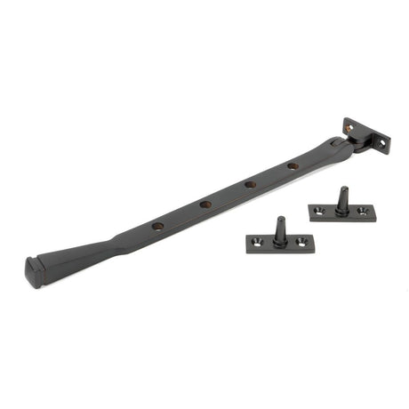From The Anvil - Aged Bronze 10" Avon Stay | Sku. 90430 | Trade Door Handles.