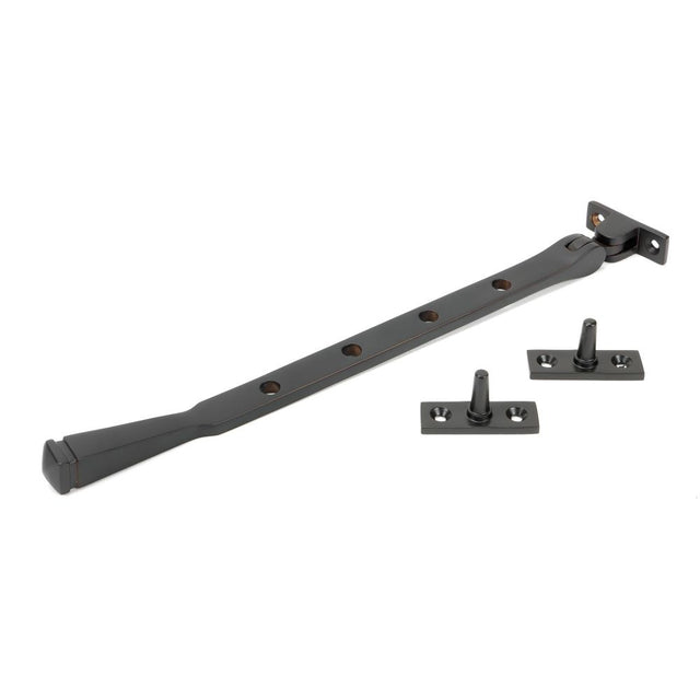 From The Anvil - Aged Bronze 10" Avon Stay | Sku. 90430 | Trade Door Handles.