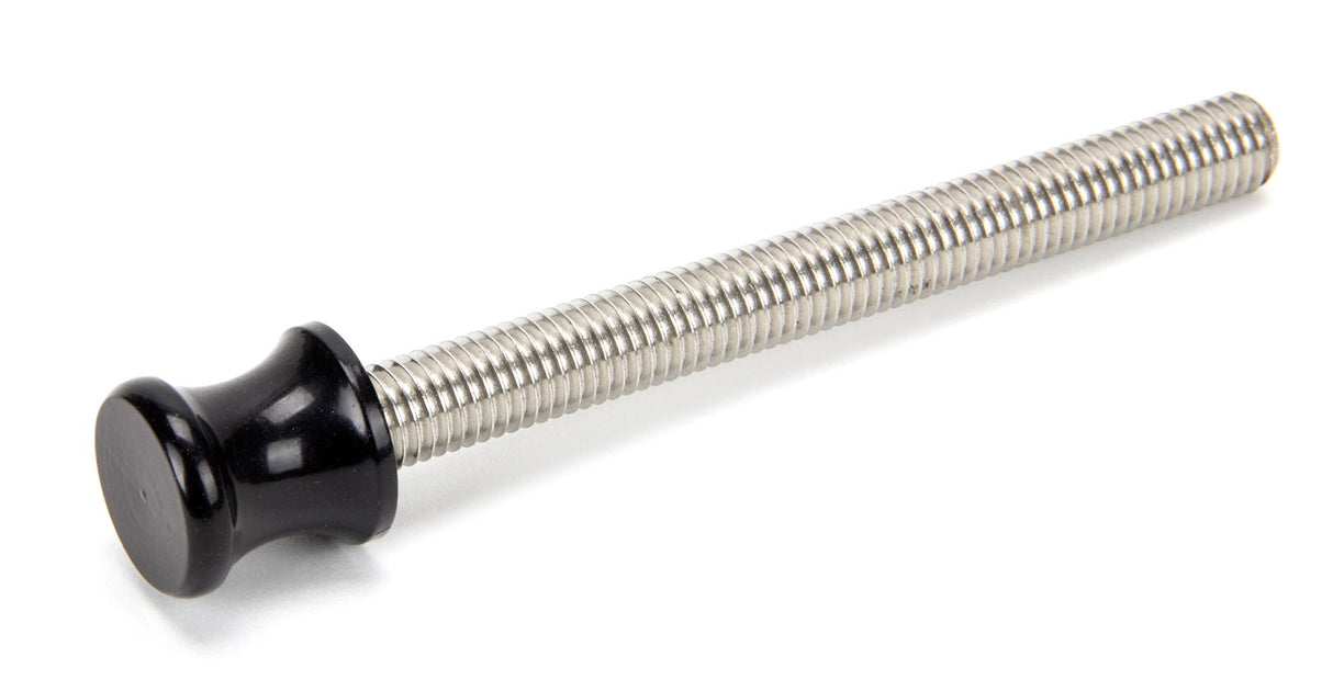 From The Anvil - Black ended SS M10 110mm Threaded Bar | Sku. 90439 | Trade Door Handles.