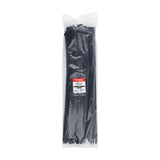 This is an image of Timco - Cable Ties - Black 9.0 x 530mm - (100 PCS Bag) 90530CTB