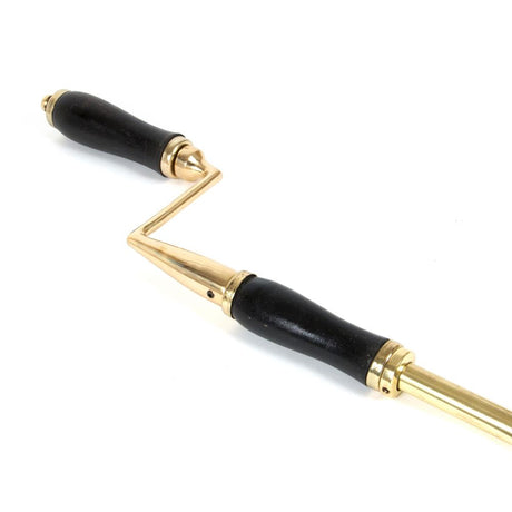 From The Anvil - Lacquered Brass 1-1.75m Telescopic Window Winder | Sku. 91024 | Trade Door Handles.