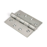 From The Anvil - Satin SS 4" Ball Bearing Butt Hinge (pair) F/R | Sku. 91039 | Trade Door Handles.