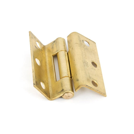 From The Anvil - Self Coloured Brass 2Ãƒâ€ â‚¬â„¢â‚¬Å¡Â¬Ãƒ...Â¡â€šÂ¬Ã…Â¡1/2" (pair) Stormproof Hinge 1951 | Sku. 91044 | Trade Door Handles.