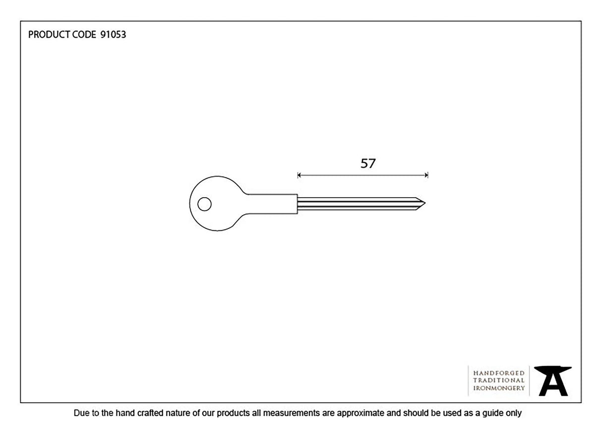 From The Anvil - Chubb Long Security Star Key | Sku. 91053 | Trade Door Handles.