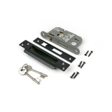 From The Anvil - Black 21/2" 5 Lever BS Sash Lock | Sku. 91055 | Trade Door Handles.