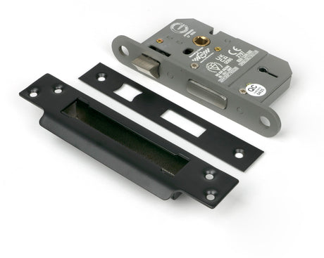 From The Anvil - Black 2½" 5 Lever BS Sash Lock | Sku. 91055 | Trade Door Handles.